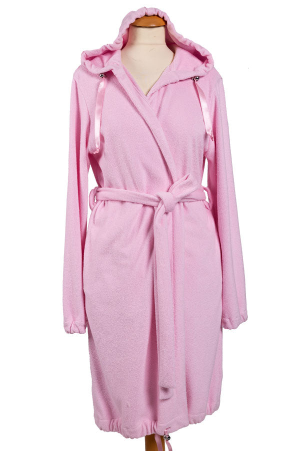 Kopalni plašč VJSnature frotir premium - roza
