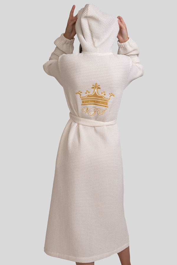 Kopalni plašč VJSnature vafelj - smetana