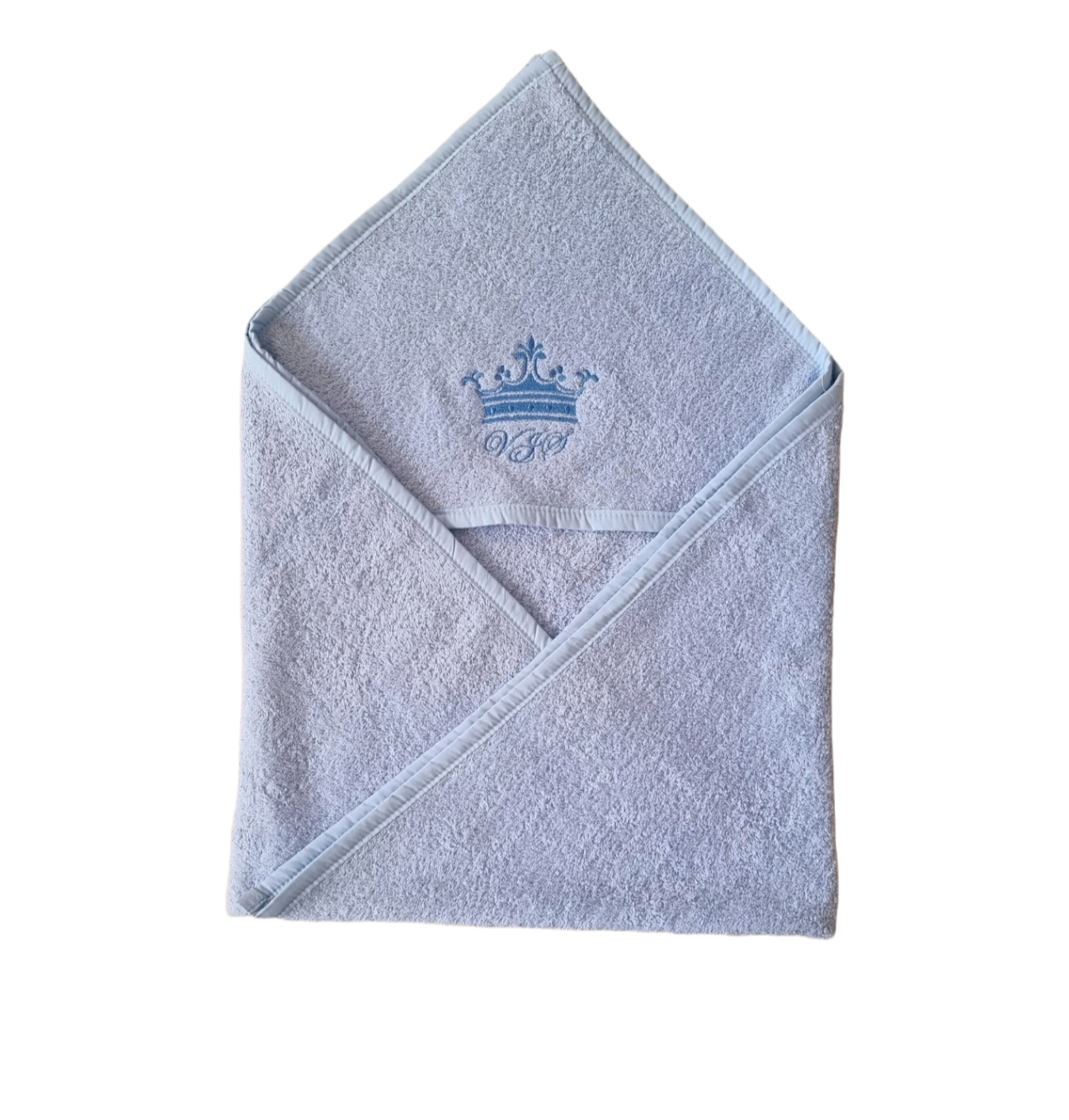 Brisača s kapuco frotir premium - svetlo modra