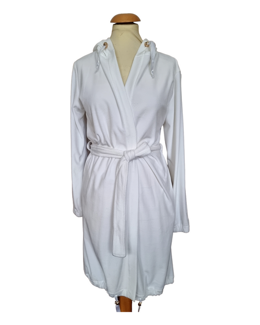 Kopalni plašč VJSnature pliš - bel