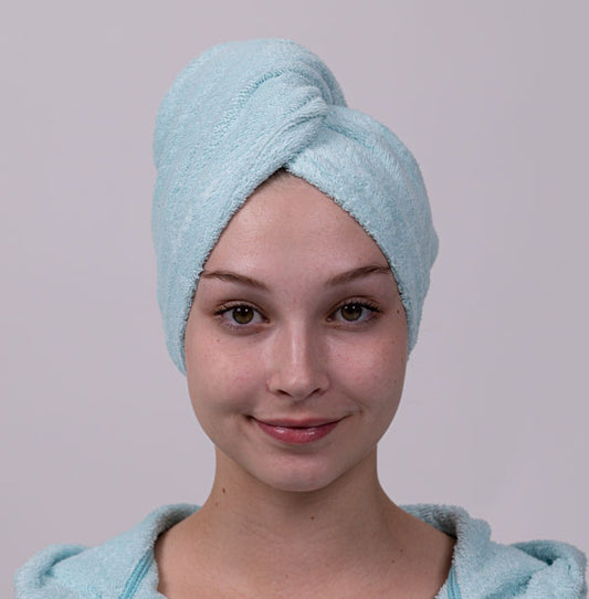 Turban frotir premium - turkizna