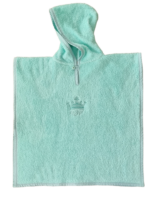 Kopalni pončo frotir premium - mint