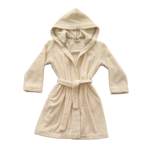 Premium Frottee-Bademantel - creme