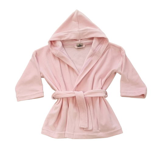 PLUSH Bademantel - rosa