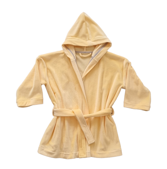 PLUSH Bademantel - gelb