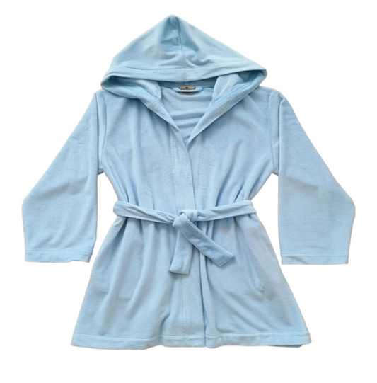 Kopalni plašč  PLIŠ - svetlo modra