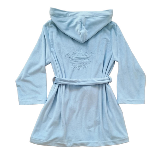 Kopalni plašč  PLIŠ - svetlo modra