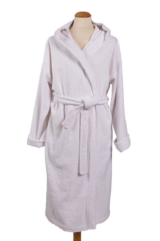 Moški kopalni plašč VJSnature frotir premium - bel