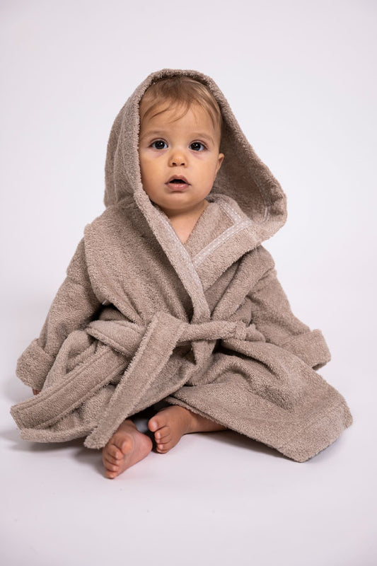 Kopalni plašč frotir premium - rjava